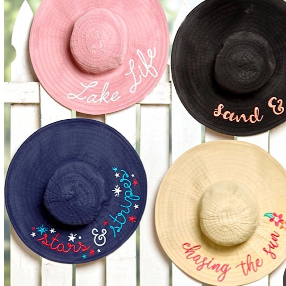 NWT! Trendy! Chasing the Sun Floppy Beach/Sun Hat - Picture 2 of 2